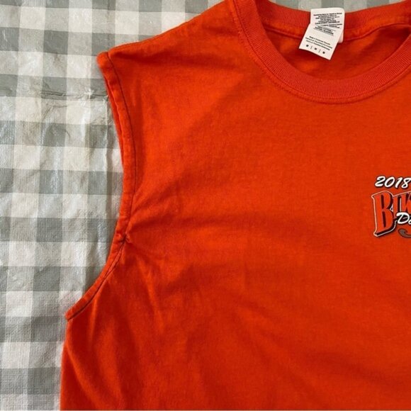 2018 Bike Week Daytona beach muscle graphic muscle t-shirt orange unisex medium - Picture 9 of 11